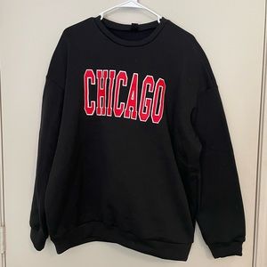 SHEIN Chicago Crewneck